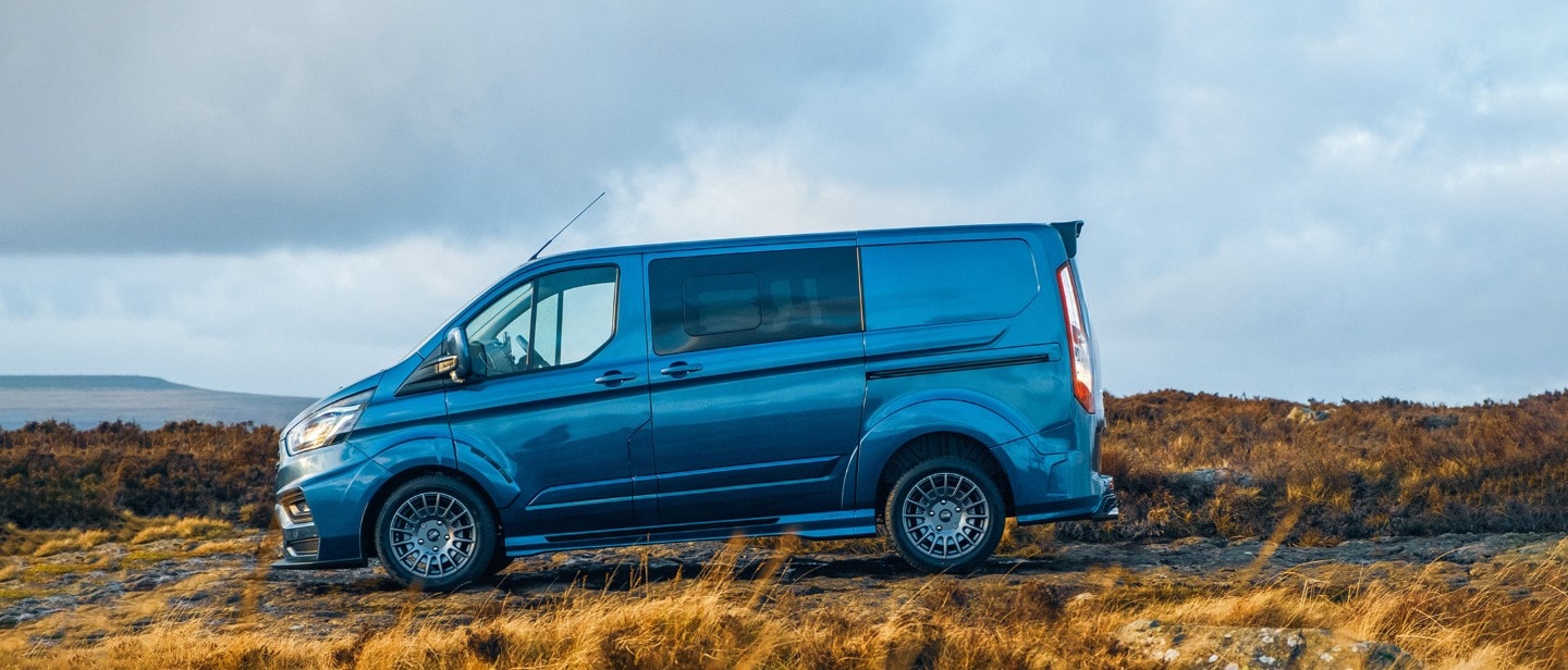 Customised ford store transit vans